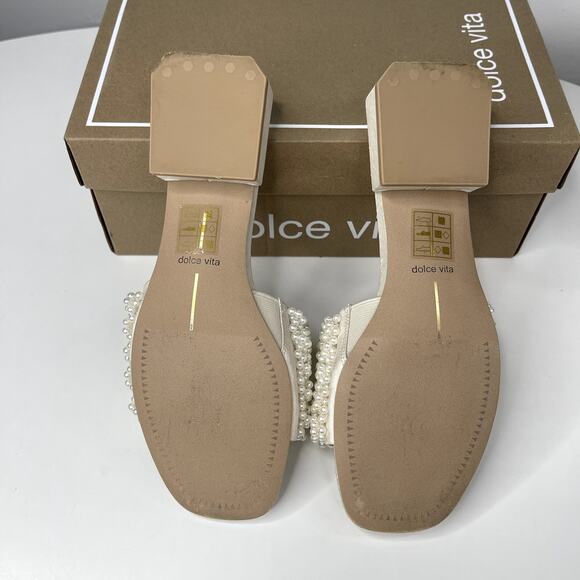 Dolce Vita Women's Halie Low Heel, Vanilla Pearls Women's Size 7.5 - Picture 6 of 7